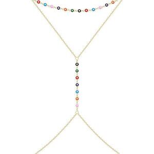 🆕Layered Waist Chain for Women Beaded Body Jewelry Christmas Trendy Gift Idea